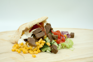 Hjemmelaget kebab i pita